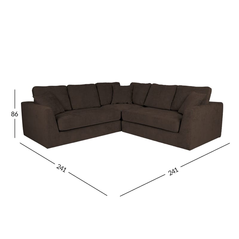 Hjørnesofa Alvtor - mørk grå - Møbler - Sofaer - Hjørnesofa
