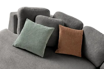 Hjørnesofa Atelier Del Sofa Venezia Venstre (310 x 75 x 105 cm) Antrasitt - Antrasitt - Møbler - Sofaer - Hjørnesofa