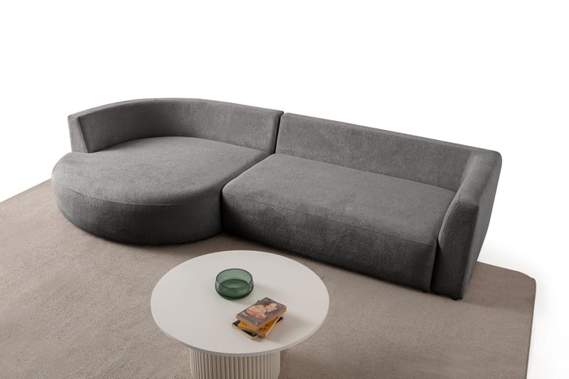 Hjørnesofa Atelier Del Sofa Venezia Venstre (310 x 75 x 105 cm) Antrasitt - Antrasitt - Møbler - Sofaer - Hjørnesofa