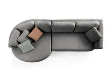 Hjørnesofa Atelier Del Sofa Venezia Venstre (310 x 75 x 105 cm) Antrasitt - Antrasitt - Møbler - Sofaer - Hjørnesofa