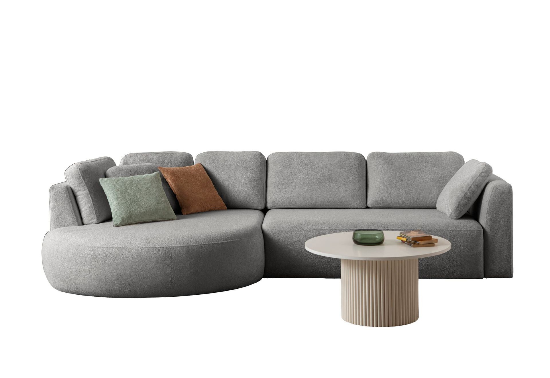 Hjørnesofa Atelier Del Sofa Venezia Venstre (310 x 75 x 105 cm) Grå - Grå