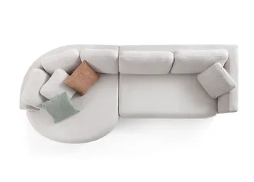 Hjørnesofa Atelier Del Sofa Venezia Venstre (310 x 75 x 105 cm) Hvit - Hvit - Møbler - Sofaer - Hjørnesofa