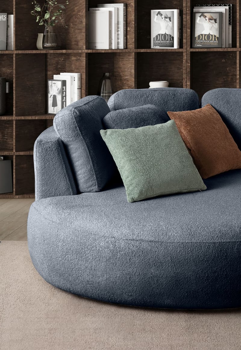 Hjørnesofa Atelier Del Sofa Venezia Venstre (310 x 75 x 105 cm) Marineblå - Marineblå - Møbler - Sofaer - Hjørnesofa