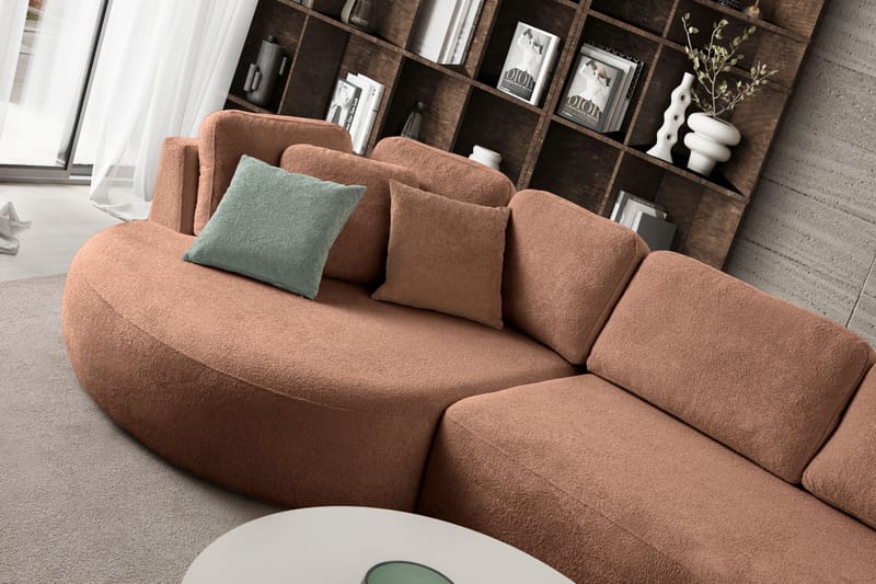 Hjørnesofa Atelier Del Sofa Venezia Venstre (310 x 75 x 105 cm) Mink - Mink - Møbler - Sofaer - Hjørnesofa