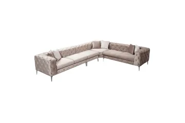Hjørnesofa Beachport Beige - Beige - Møbler - Sofaer - Hjørnesofa
