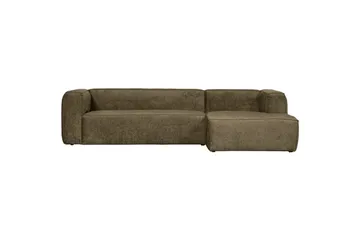 Hjørnesofa Bean - Mos, Høyre - Møbler - Sofaer - Sofa med sjeselong