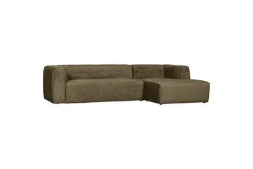Hjørnesofa Bean - Mos, Høyre - Møbler - Sofaer - Sofa med sjeselong
