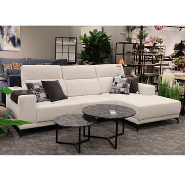 Hjørnesofa Ekorna Høyre - Lys beige - Møbler - Sofaer - Hjørnesofa