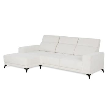 Hjørnesofa Ekorna Venstre - lys beige - Møbler - Sofaer - Hjørnesofa