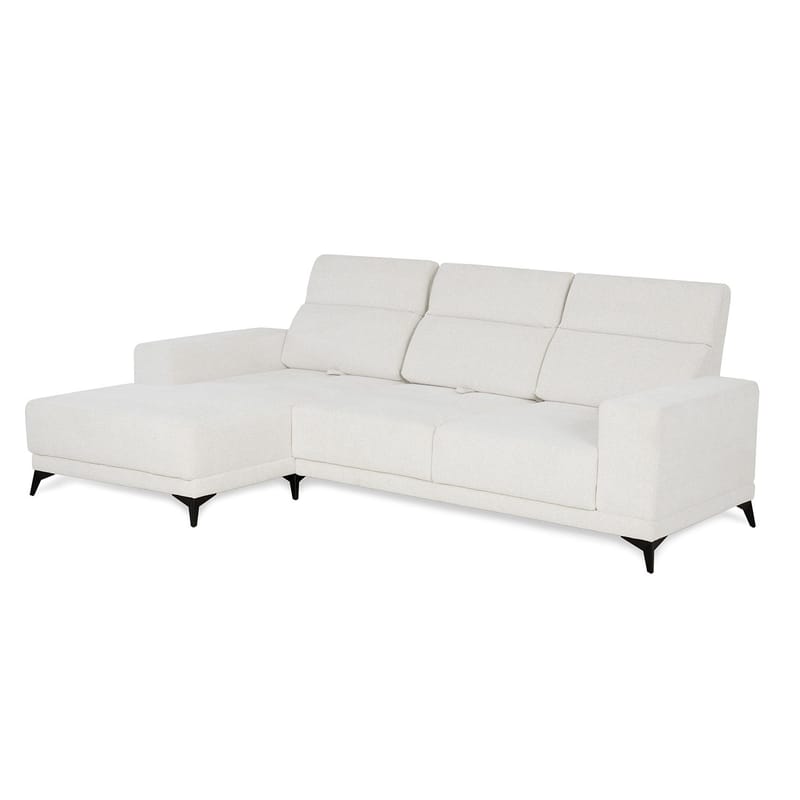 Hjørnesofa Ekorna Venstre - lys beige - Møbler - Sofaer - Hjørnesofa