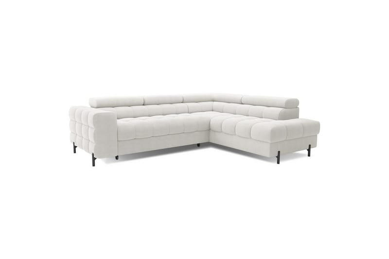 Hjørnesofa Eltap Ferucce 276x200x93 cm - Amore 01, Hvit, Høyre - Møbler - Sofaer - Sovesofaer