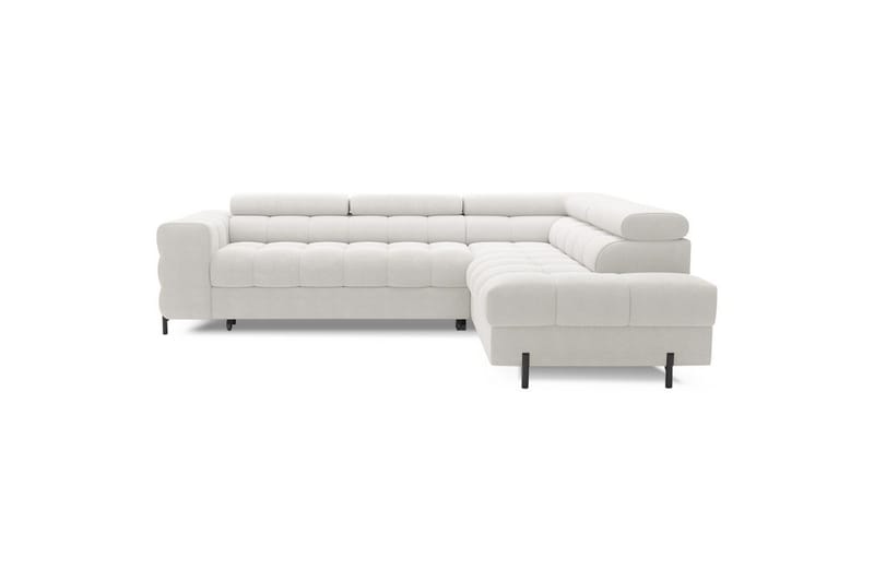 Hjørnesofa Eltap Ferucce 276x200x93 cm, Amore 01, Hvit, Høyre