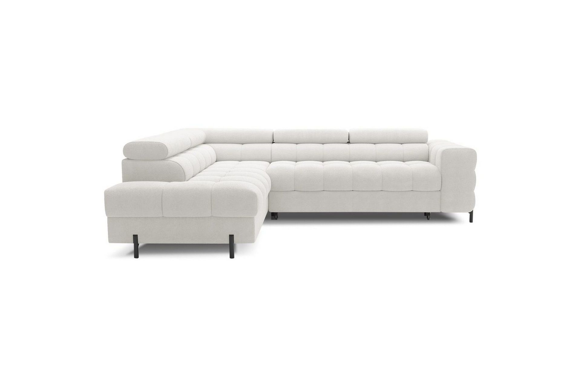 Hjørnesofa Eltap Ferucce 276x200x93 cm Amore 01 Cream Dobbeltsidig -