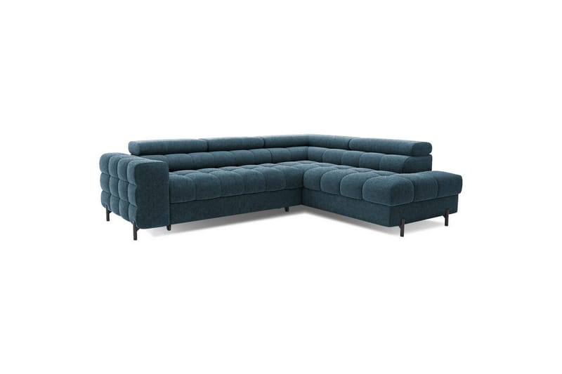 Hjørnesofa Eltap Ferucce 276x200x93 cm - Amore 40, Mørk Blå, Høyre - Møbler - Sofaer - Sovesofaer