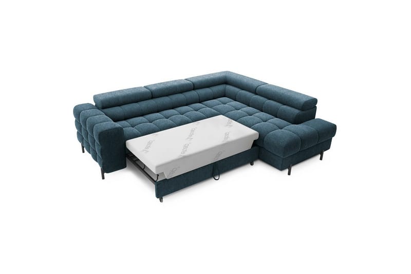Hjørnesofa Eltap Ferucce 276x200x93 cm - Amore 40, Mørk Blå, Høyre - Møbler - Sofaer - Sovesofaer