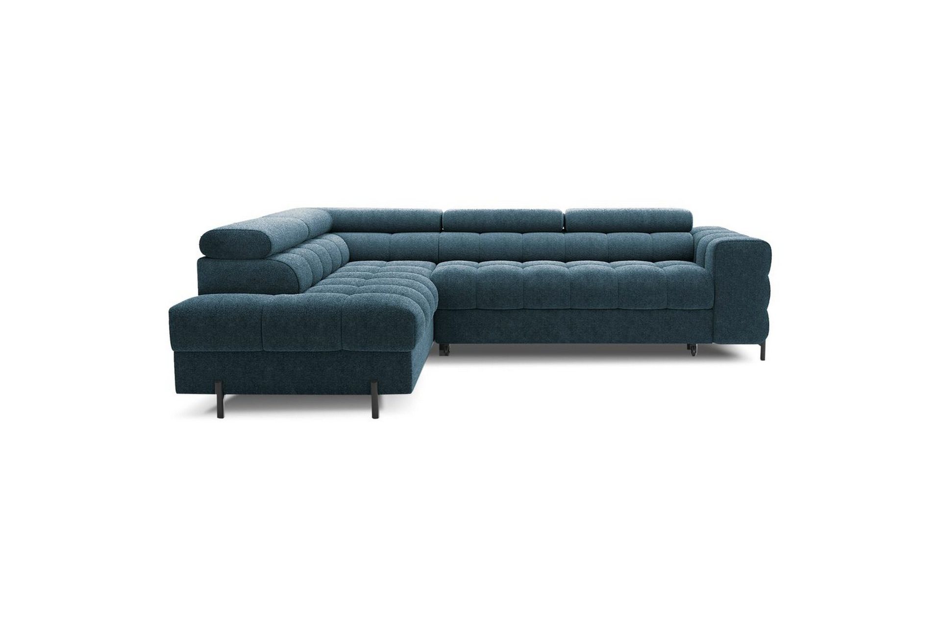 Hjørnesofa Eltap Ferucce 276x200x93 cm - Amore 40, Mørk Blå, Venstre