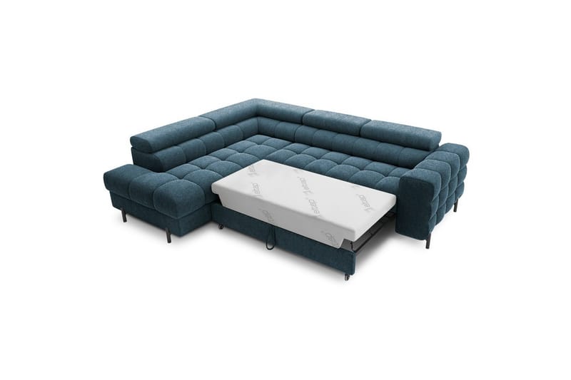 Hjørnesofa Eltap Ferucce 276x200x93 cm - Amore 40, Mørk Blå, Venstre - Møbler - Sofaer - Sovesofaer