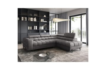 Hjørnesofa Eltap Ferucce 276x200x93 cm - Aura 04, Grå, Høyre - Møbler - Sofaer - Sovesofaer