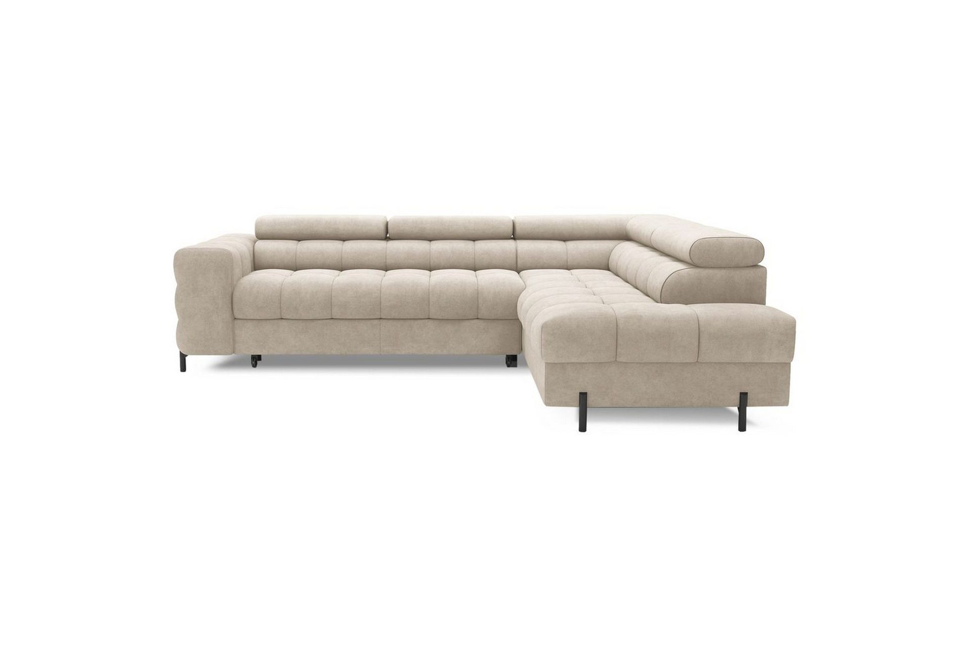 Hjørnesofa Eltap Ferucce 276x200x93 cm - Aura 18, Beige, Høyre