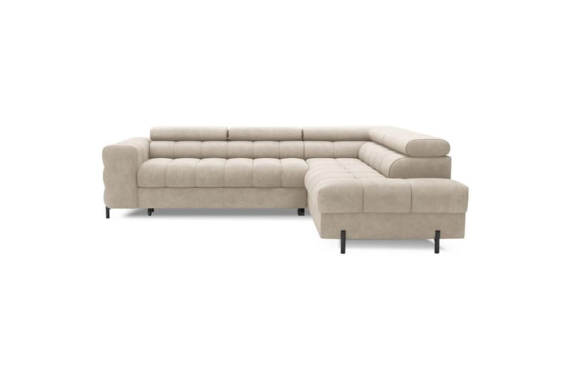 Hjørnesofa Eltap Ferucce 276x200x93 cm, Aura 18, Beige, Høyre