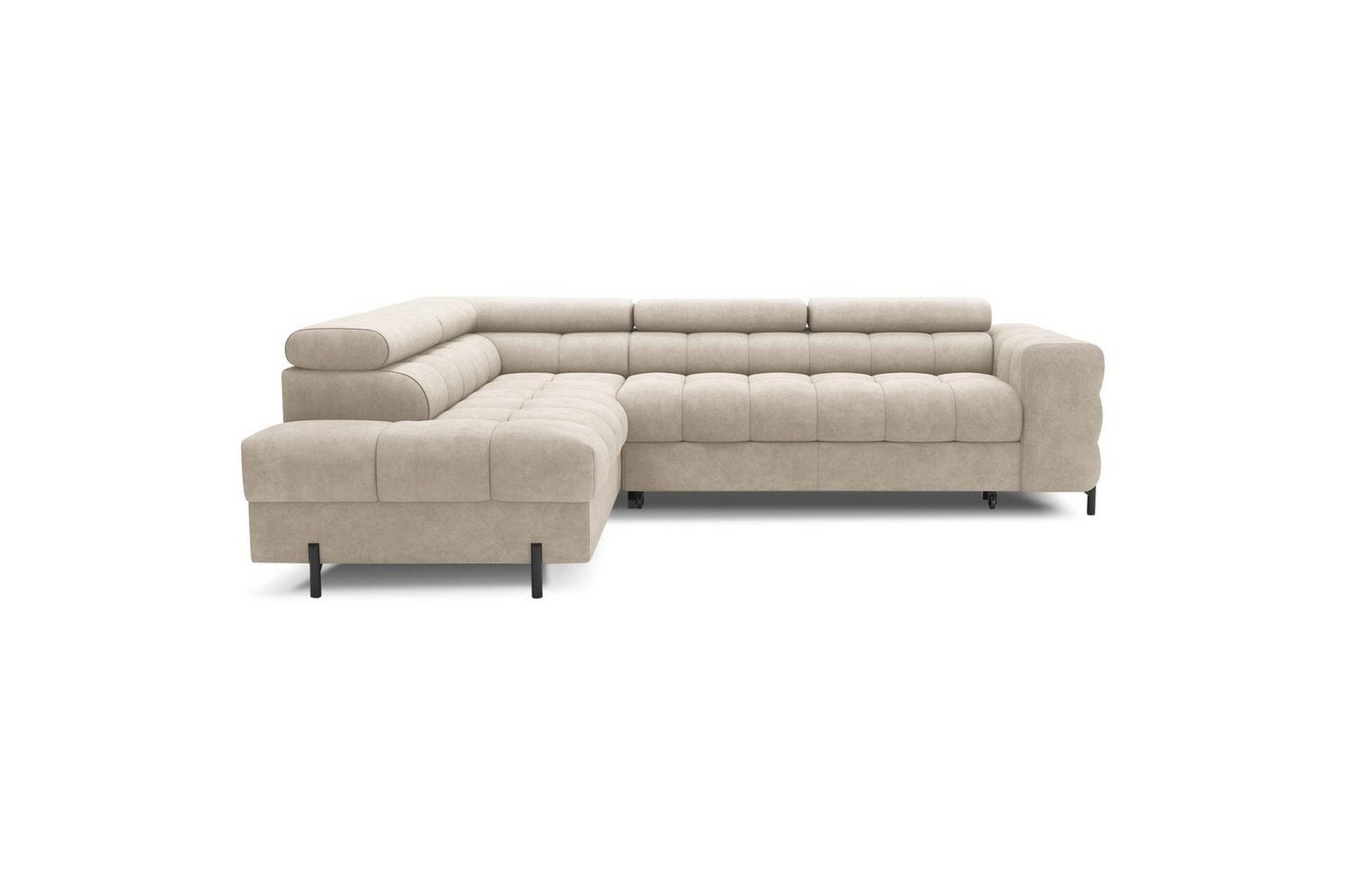 Hjørnesofa Eltap Ferucce 276x200x93 cm - Aura 18, Beige, Venstre