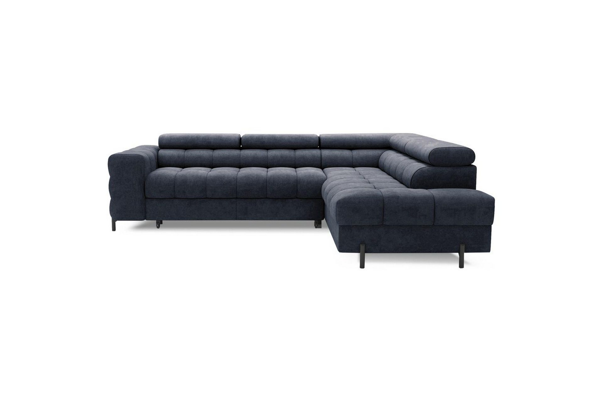 Hjørnesofa Eltap Ferucce 276x200x93 cm - Aura 40, Mørk Blå, Høyre