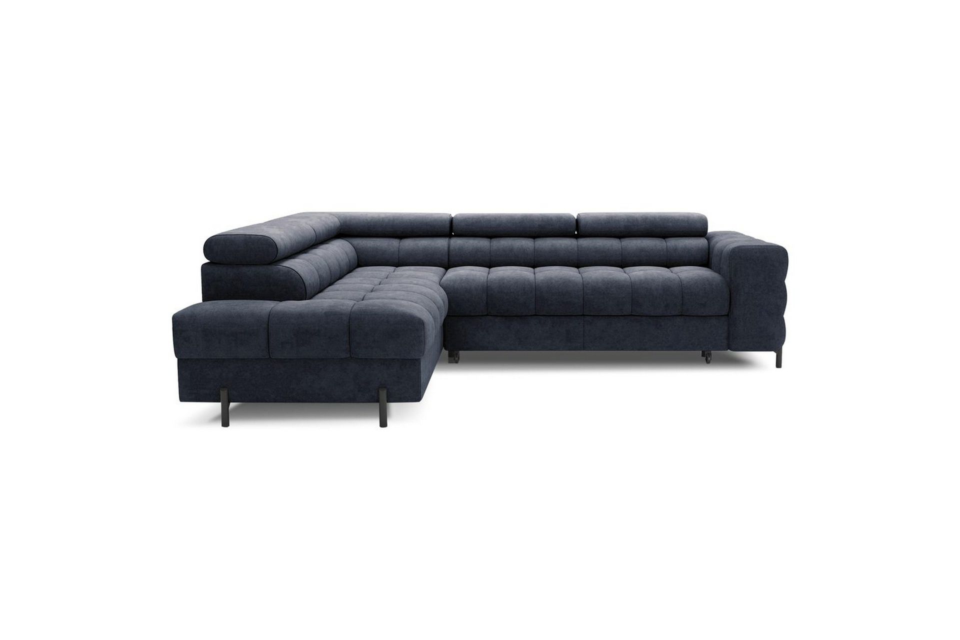 Hjørnesofa Eltap Ferucce 276x200x93 cm - Aura 40, Mørk Blå, Venstre