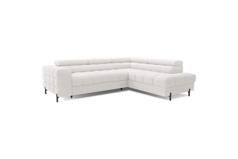 Hjørnesofa Eltap Ferucce 276x200x93 cm - Royal 01, Hvit, Høyre - Møbler - Sofaer - Sovesofaer