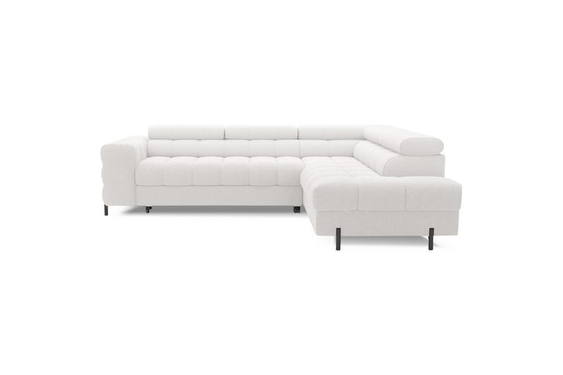 Hjørnesofa Eltap Ferucce 276x200x93 cm, Royal 01, Hvit, Høyre