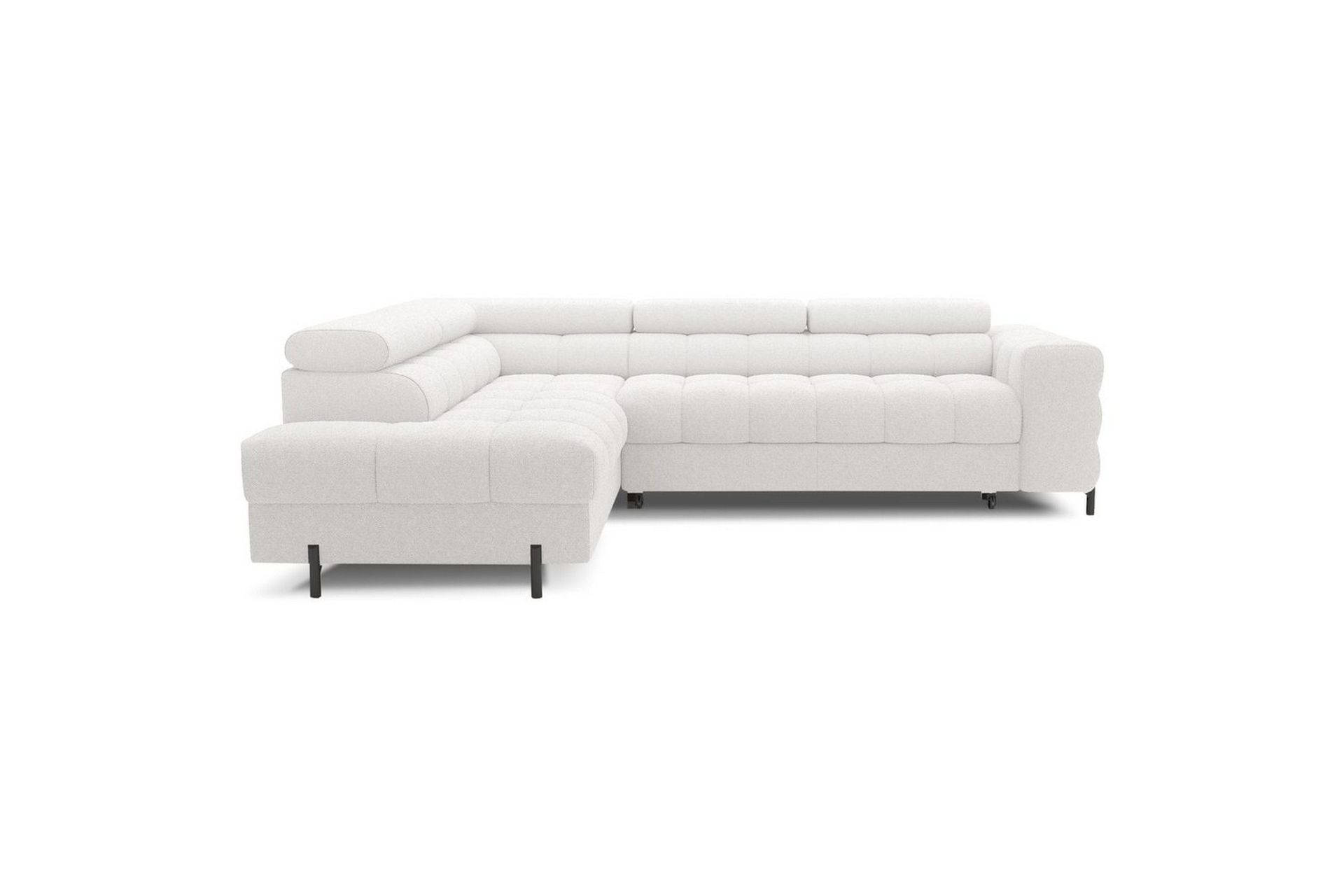 Hjørnesofa Eltap Ferucce 276x200x93 cm - Royal 01, Hvit, Venstre