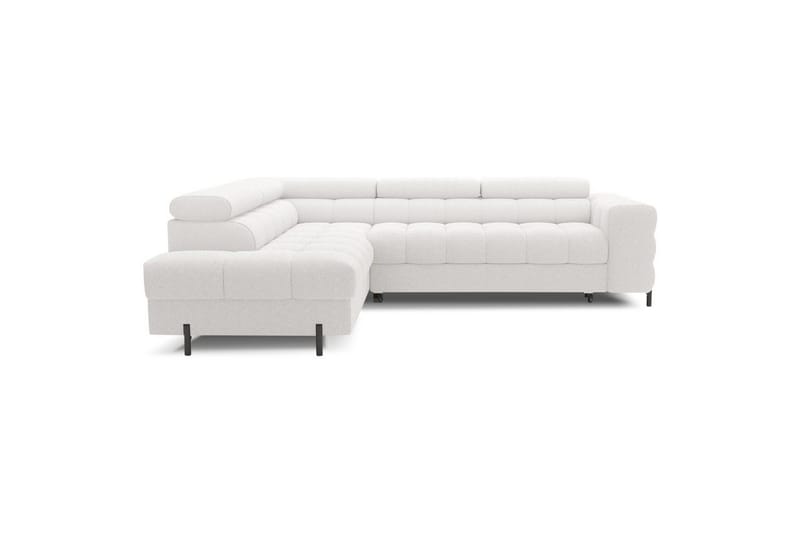 Hjørnesofa Eltap Ferucce 276x200x93 cm, Royal 01, Hvit, Venstre