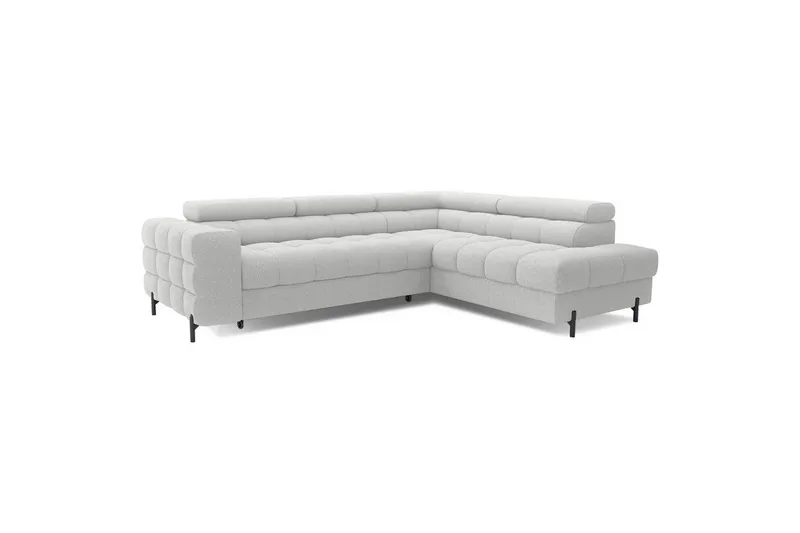 Hjørnesofa Eltap Ferucce 276x200x93 cm - Royal 03, Lys Grå, Høyre - Møbler - Sofaer - Sovesofaer