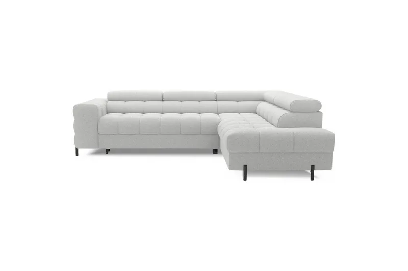 Hjørnesofa Eltap Ferucce 276x200x93 cm, Royal 03, Lys Grå, Høyre