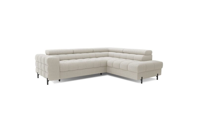 Hjørnesofa Eltap Ferucce 276x200x93 cm - Royal 18, Lys Beige, Høyre - Møbler - Sofaer - Sovesofaer