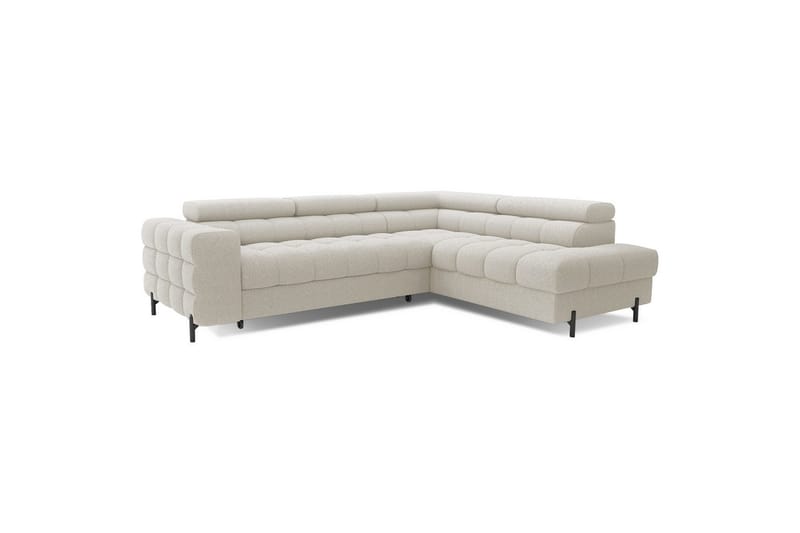 Hjørnesofa Eltap Ferucce 276x200x93 cm - Royal 18, Lys Beige, Høyre - Møbler - Sofaer - Sovesofaer