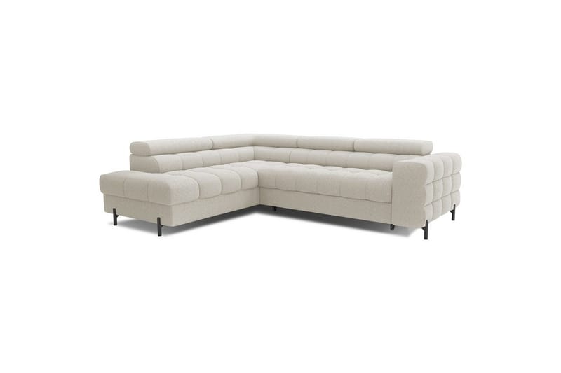 Hjørnesofa Eltap Ferucce 276x200x93 cm - Royal 18, Lys Beige, Venstre - Møbler - Sofaer - Sovesofaer