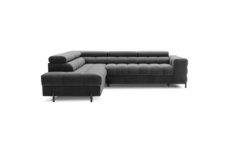 Hjørnesofa Eltap Ferucce 276x200x93 cm - Paros 06, Mørkegrå, Venstre - Møbler - Sofaer - Sovesofaer