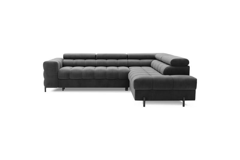 Hjørnesofa Eltap Ferucce 276x200x93 cm - Paros 06, Mørkegrå, Høyre - Møbler - Sofaer - Sovesofaer
