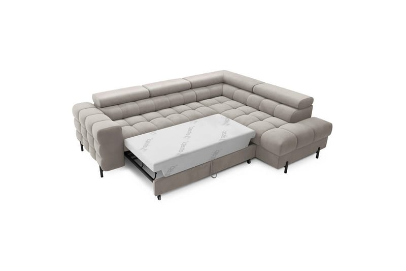 Hjørnesofa Eltap Ferucce 276x200x93 cm - Paros 02, Beige, Høyre - Møbler - Sofaer - Sovesofaer