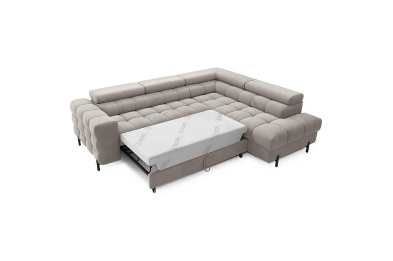 Hjørnesofa Eltap Ferucce 276x200x93 cm - Paros 02, Beige, Høyre - Møbler - Sofaer - Sovesofaer