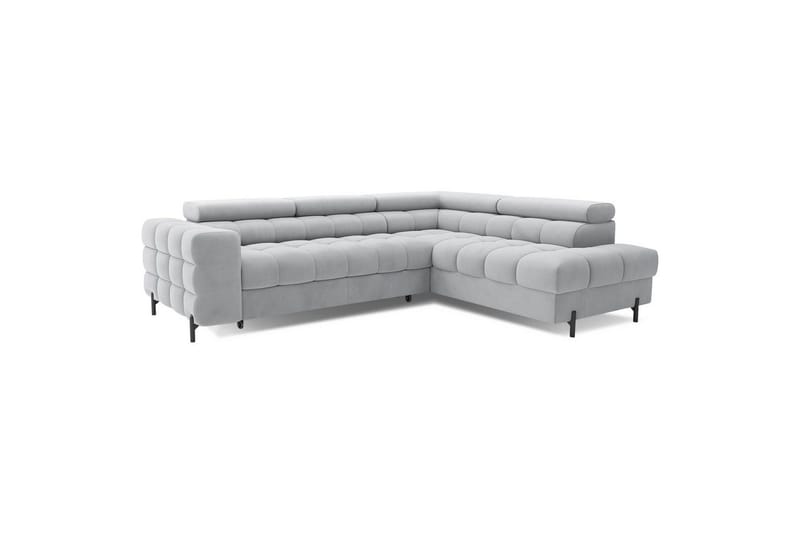 Hjørnesofa Eltap Ferucce 276x200x93 cm - Paros 05, Grå, Høyre - Møbler - Sofaer - Sovesofaer