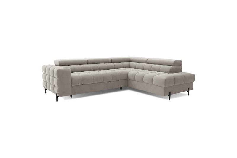 Hjørnesofa Eltap Ferucce 276x200x93 cm - Paros 02, Beige, Høyre - Møbler - Sofaer - Sovesofaer