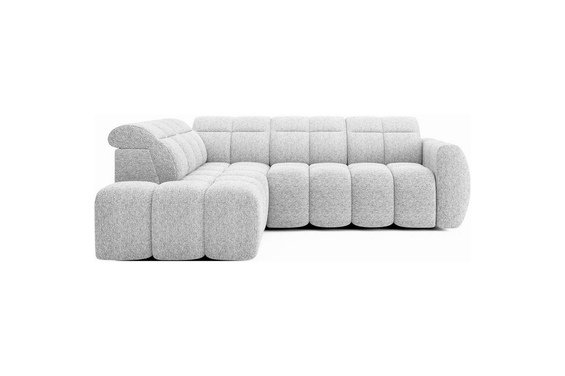 Hjørnesofa Eltap Flconn 258x208x107 cm - Coralline 01, Grå, Venstre