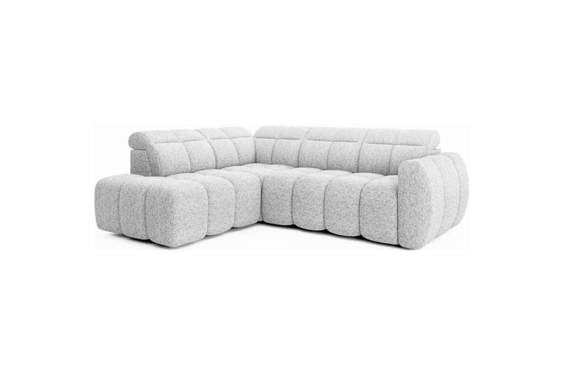 Hjørnesofa Eltap Flconn 258x208x107 cm - Coralline 01, Grå, Venstre - Møbler - Sofaer - Sovesofaer
