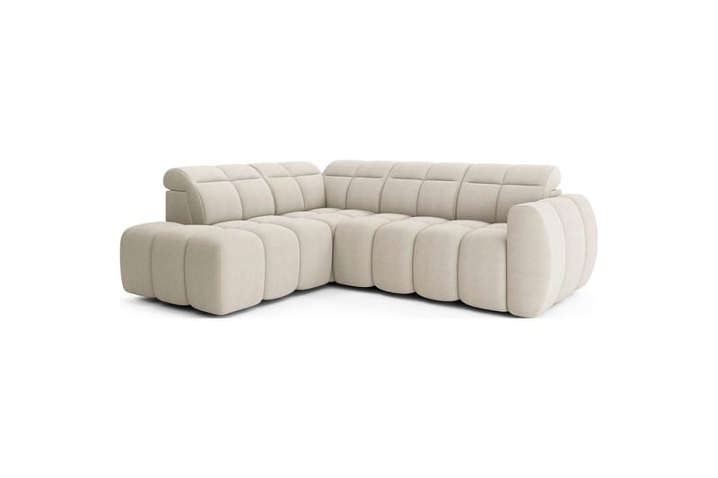 Hjørnesofa Eltap Flconn 258x208x107 cm - Royal 18, Beige, Venstre - Møbler - Sofaer - Sovesofaer