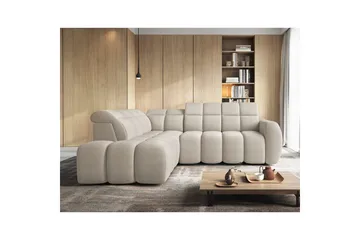 Hjørnesofa Eltap Flconn 258x208x107 cm - Royal 18, Beige, Venstre - Møbler - Sofaer - Sovesofaer