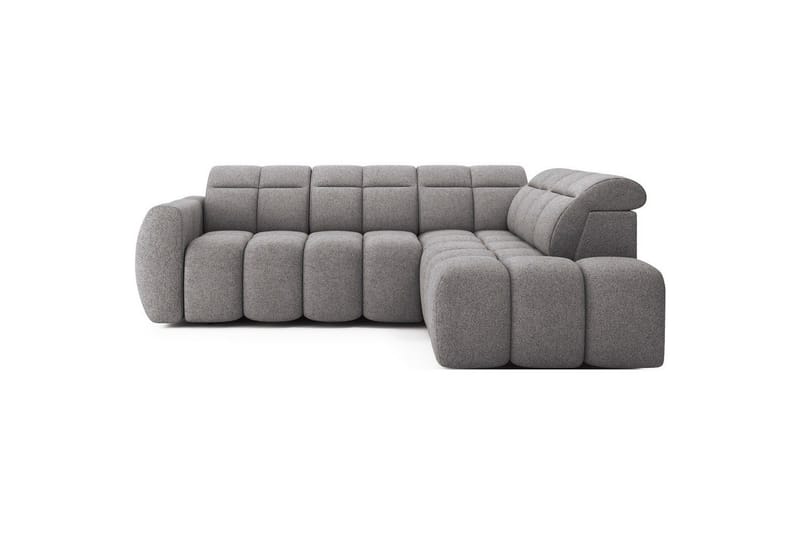 Hjørnesofa Eltap Flconn 258x208x107 cm - Sola 04, Grå, Høyre - Møbler - Sofaer - Sovesofaer