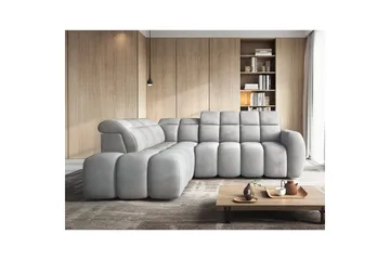 Hjørnesofa Eltap Flconn 258x208x107 cm - Sola 04, Grå, Venstre - Møbler - Sofaer - Sovesofaer