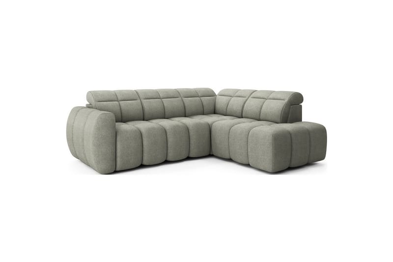 Hjørnesofa Eltap Flconn 258x208x107 cm - Xillar 100, Grønn, Høyre - Møbler - Sofaer - Sovesofaer