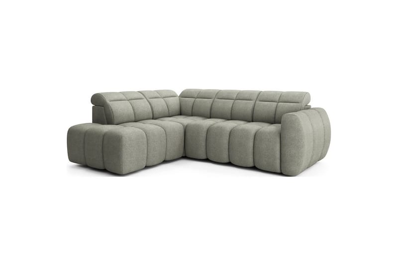 Hjørnesofa Eltap Flconn 258x208x107 cm - Xillar 100, Grønn, Venstre - Møbler - Sofaer - Sovesofaer